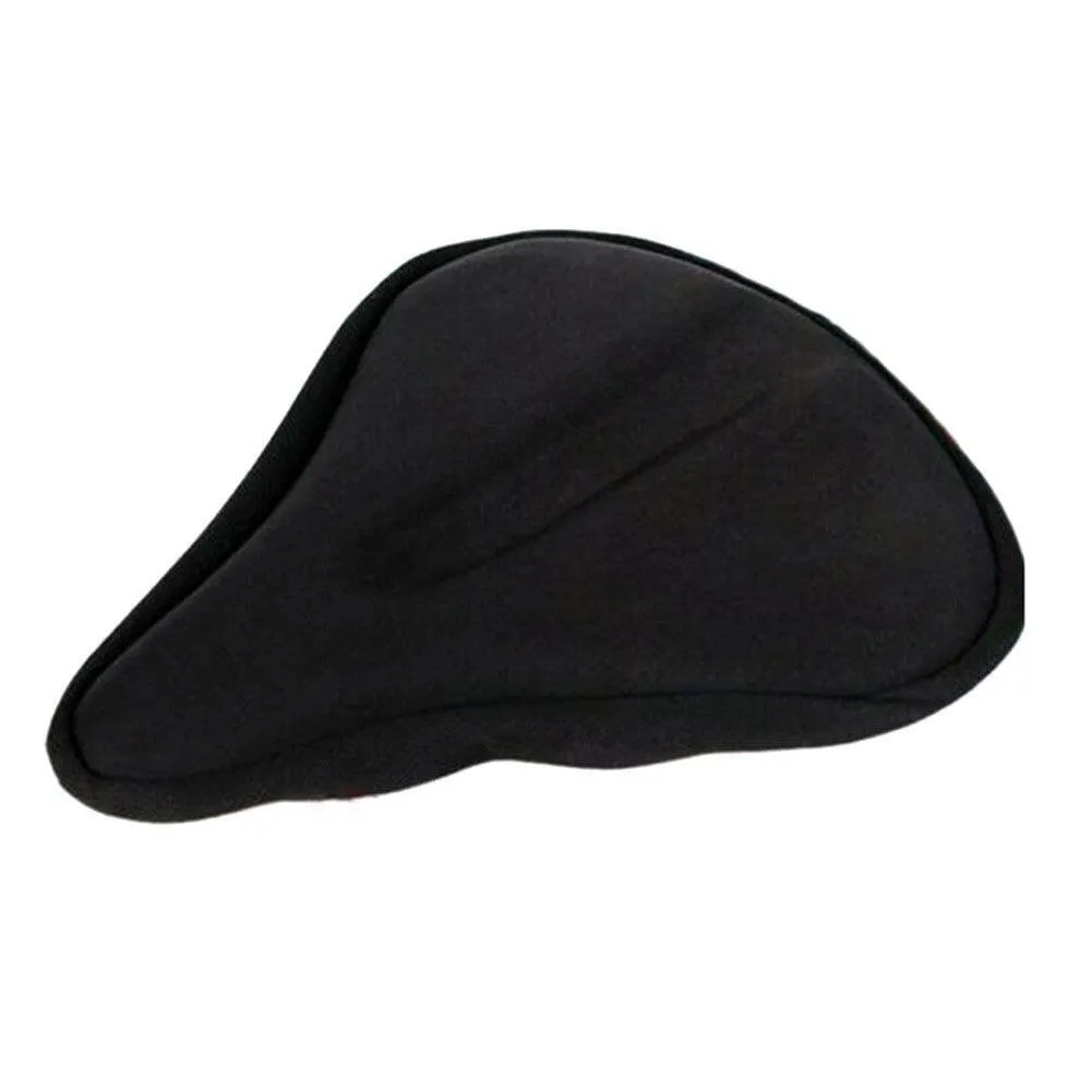 Silicone Bike Seat Cushion Cover for Large Wide Bike Saddle Pad