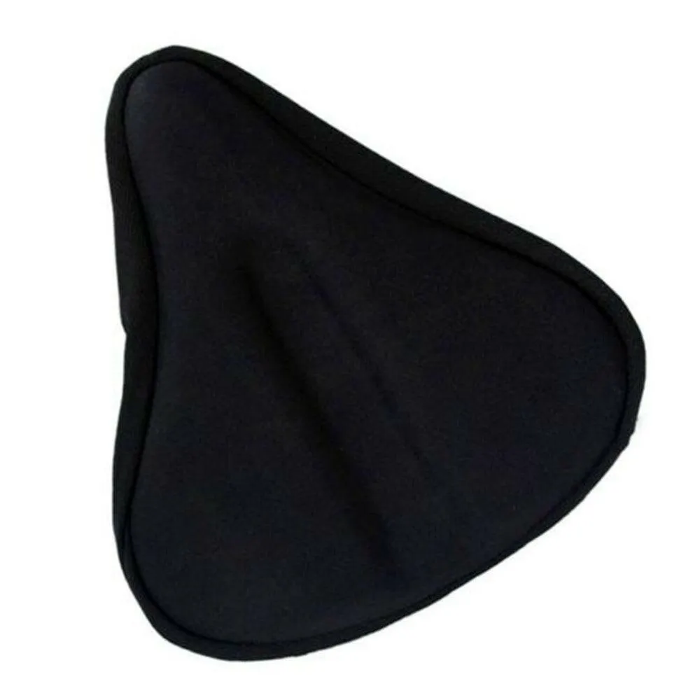Silicone Bike Seat Cushion Cover for Large Wide Bike Saddle Pad