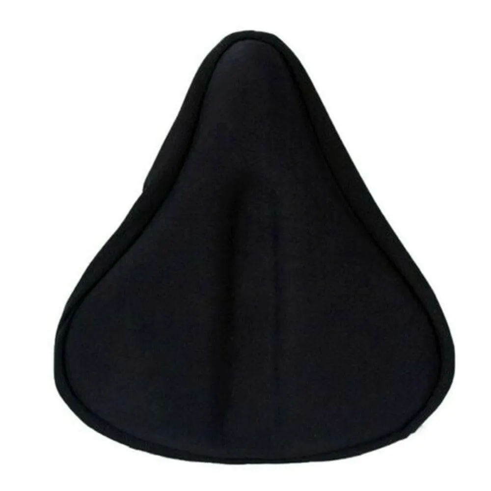 Silicone Bike Seat Cushion Cover for Large Wide Bike Saddle Pad