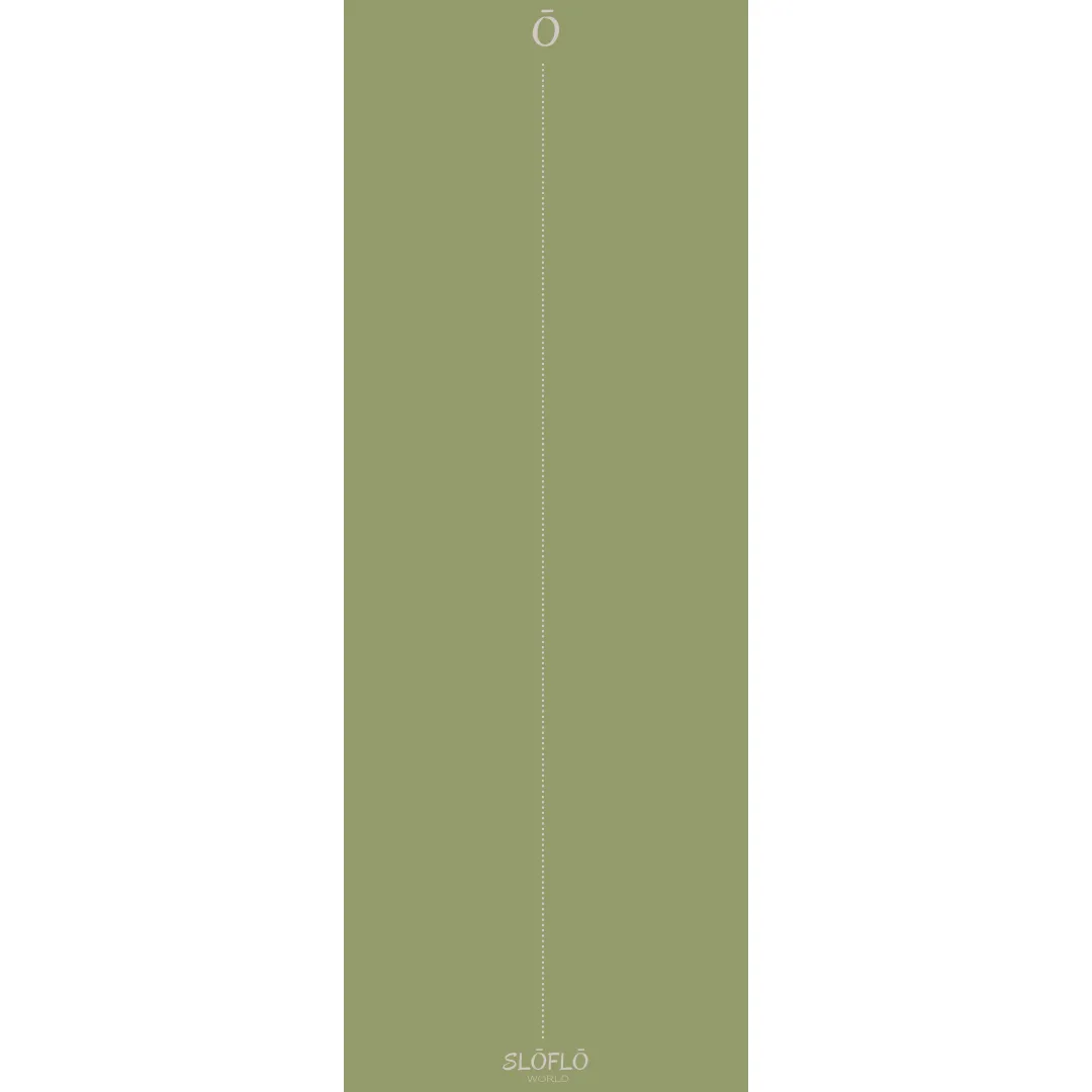 SLOFLO Essential Rubber Yoga Mat 4.5mm Sage