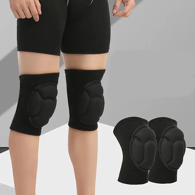 Sponge Knee Brace Pair (Up to 70kg) Anti-Slip Knee Pads for Sports & Training