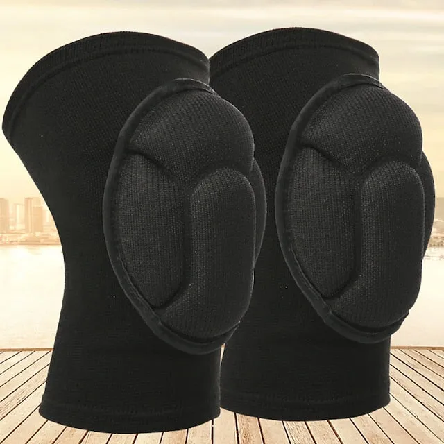 Sponge Knee Brace Pair (Up to 70kg) Anti-Slip Knee Pads for Sports & Training