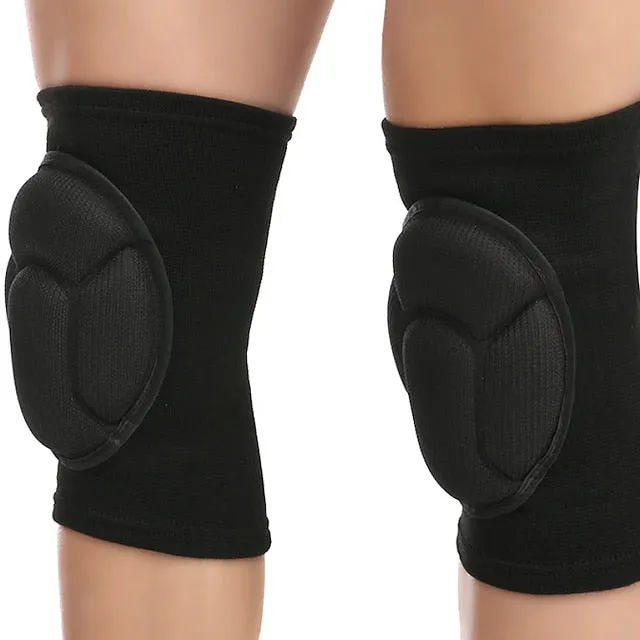 Sponge Knee Brace Pair (Up to 70kg) Anti-Slip Knee Pads for Sports & Training