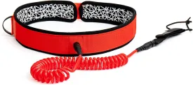 Surf Leash, Surfboard Waist Leash 7mm Thick 10ft Coiled Surf Board Leash SUP Stand Up Paddleboard Leash