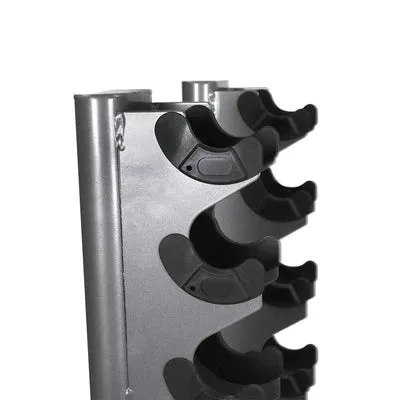 TKO Vertical Dumbbell Rack and 5-50 Lb. Dumbbell Set