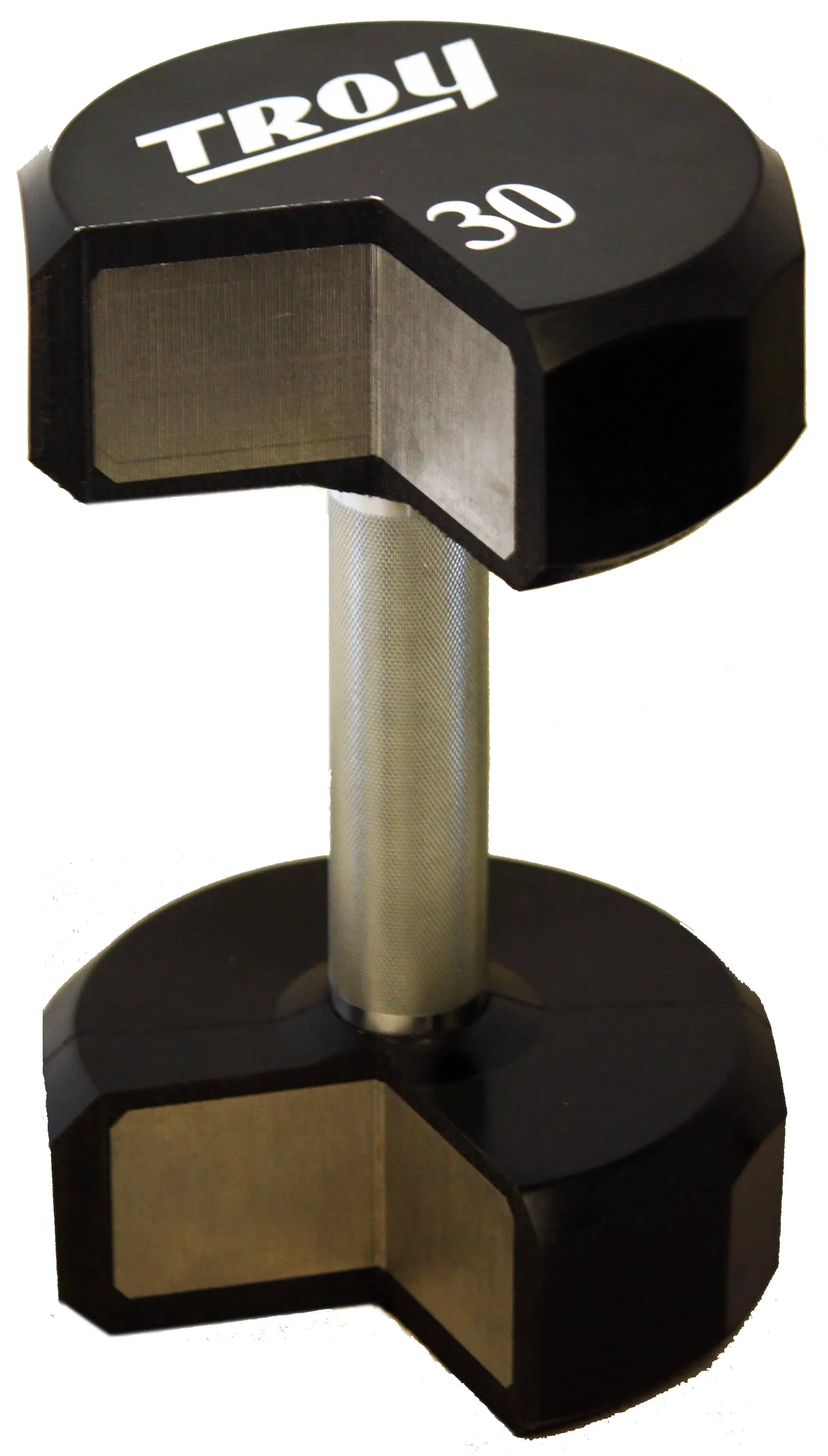 Troy 5-150 lb Urethane Commercial Dumbbell Set w/ Racks