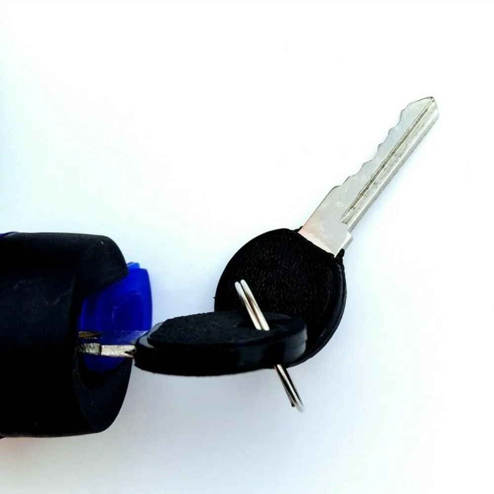 Universal Bike Lock Anti-theft with 2 Key Bicycle Motorcycle Mountain Bike Safety Lock Cable Lock New Model Bike Accessories