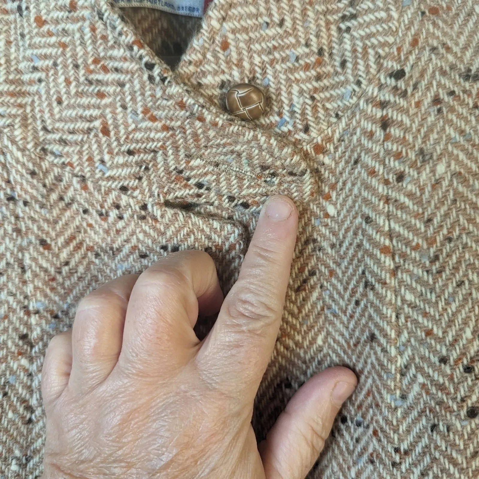 Vintage Knockabouts by Pendleton Tweed Jacket / 18 / 4