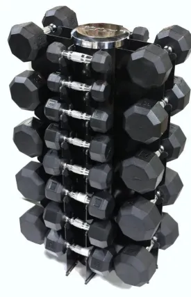 VTX 3-50 lb Dumbbell Set w/ Vertical Rack