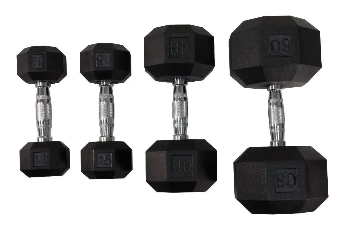 VTX 3-50 lb Dumbbell Set w/ Vertical Rack
