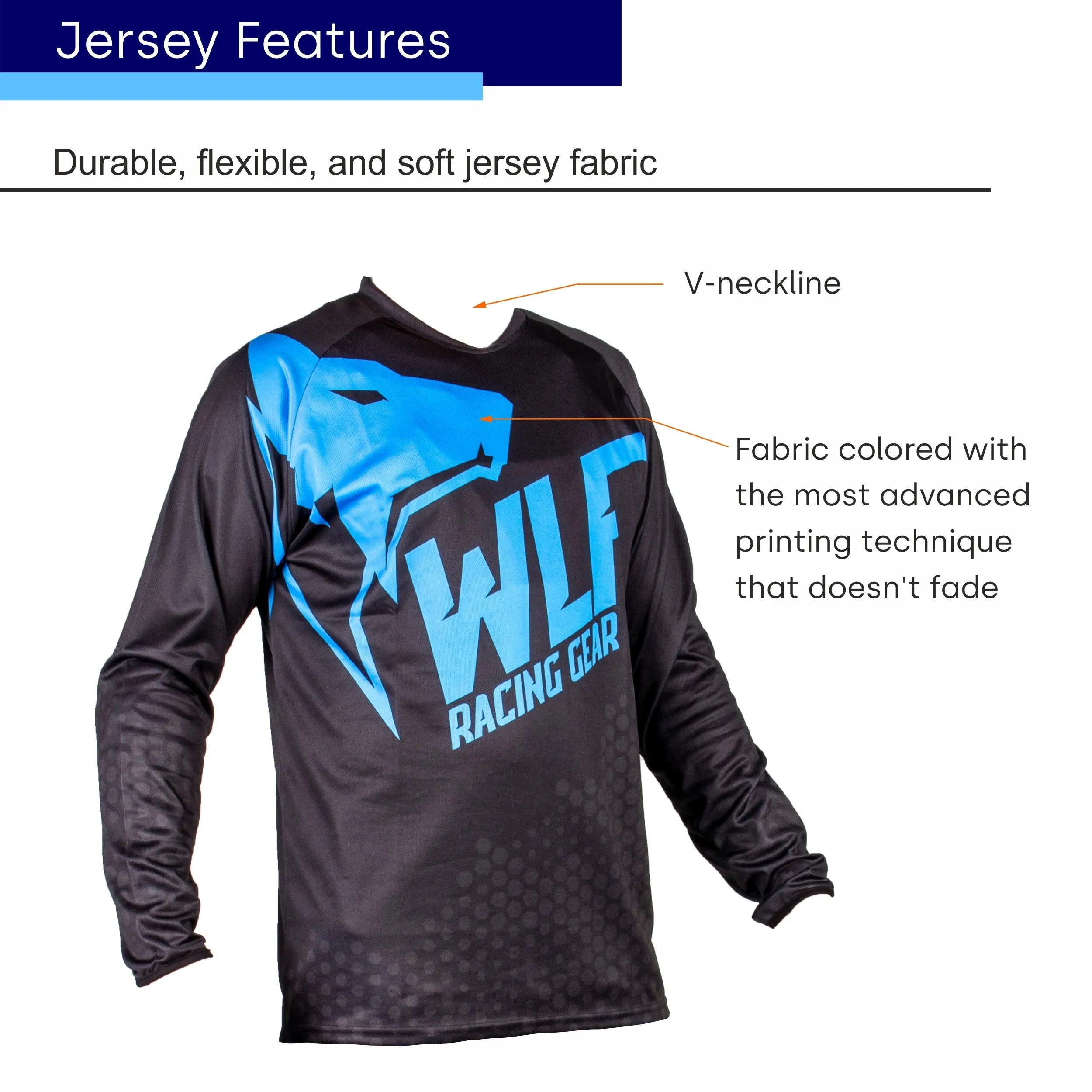 WLF Racing Motocross Jersey and Pants Set